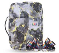 OVAKIA Astuccio con 72 Scomparti per 304 Matite Massimo, Grande Capacità Portapenne Multifunzione, Adatta per Viaggi/Lavoro/Pittura (Niente Matite) (Tulipano)