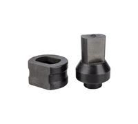 Oval Hole Punch Die Set for CH-60 Hydraulic Punch Tool - Heavy Duty Metal Punching Dies (14mm,Cut Edge)