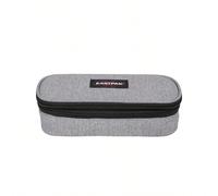 Oval Single Unisex Medium Pencil Case Grey Tagli UnicaTessuto