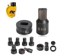 Oval Slotted Punch Die for CH-70 Hydraulic Press - 1Pcs CH-70 Hydraulic Hole Punch Slotted Die for Heavy Duty Punching Machine Long-Lasting (13x25mm)