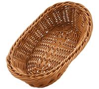 Ovale cesta vimini cestino pane, cestino per alimenti portafrutta cestino per frutta, cesto di frutta intrecciato cestino da tavolo, portapane cesto porta,10,2"cestini da lievitazione pane