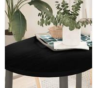 Ovale marrone scuro, tinta di quercia, 100 x 50 x 2 cm, finitura liscia, durevole Hardwood Desktop, Coffee Table Replacement