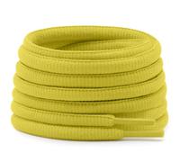 Ovali Athletic Shoelaces - Perizoma da 4 mm, 2 paia, 05 giallo, 55.12"Inch (140CM)