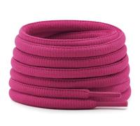 Ovali Athletic Shoelaces - Perizoma da 4 mm, 2 paia, 14 rosa acceso, 39.37"Inch (100CM)