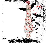 Ovanda Cadavere sospeso per Halloween, decorazione per esterni, decorazione di scena per vittime morte, spaventoso cadavere falso nella borsa, oggetti di scena per esterni, adatto per cortile