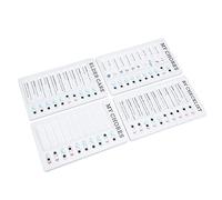 OVAQUIXI 4 Pezzi Tabella delle Facende per Adulti con Lista Rimovibile e Riutilizzabile per Ufficio Domestico Checklist Anziani