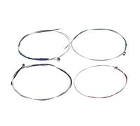 OVAQUIXI 4 Stringhe in Acciaio, Universali per Violini 3/4 e /, Nucleo in Acciaio Inossidabile, Stringhe di Violino G, D, A&E, Ferita Rotonda con Fine Sfera, Esperienza di Costruzione Eccezionale