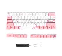 OVAQUIXI 73 Copritasti PBT 73, Accessorio per Tastiera Meccanica a Sublimazione, Tinto a Facce, Personalizzabile per le Decorazioni della Tastiera (6064 Sakura)
