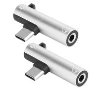 OVAQUIXI Adattatore 2 in 1 con Jack 3.5mm e Porta di Ricarica, Analogico