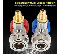 OVAQUIXI Adattatore di Accoppiatore A/C Elevato -Box/Cover con Coperchio, Connessione Rapida e, Compatibile con il Servizio R314, per la Manutenzione di A/C