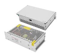 OVAQUIXI Adattatore Driver Alimentatore Interruttore, Alimentatore in Lega di Alluminio DC24V per Automazione Industriale Stampante 3D con Display a LED (S-240-24（24V/10A/240W）AC110/220V±15%)