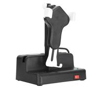 OVAQUIXI Agitatore Automatico per Telefono, Contapassi Oscillante, Contapassi per Telefono Cellulare, Supporto Stabile e Durevole per Appassionati di Fitness, Bianco Perla