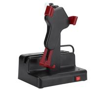 OVAQUIXI Agitatore Automatico per Telefono, Contapassi, Supporto Regolabile, Agitatore Silenzioso per il Monitoraggio dei Passi con Alimentazione USB. Rosso Scuro