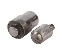 OVAQUIXI Attrezzo Manuale per Punzonatrice per Occhielli per (10,0 mm) | Fustella in Acciaio 45#, per Rivetti con Chiusura a Scatto, Riparazione di Cinture per Bagagli, Scarpe, Cappelli,