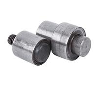 OVAQUIXI Attrezzo Manuale per Punzonatrice per Occhielli per (14 mm) | Fustella in Acciaio 45#, per Rivetti con Chiusura a Scatto, Riparazione di Cinture per Bagagli, Scarpe, Cappelli,