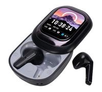 OVAQUIXI Auricolari Wireless Eleganti Cuffie BT con Cancellazione del Rumore con Notifiche di Messaggi in Tempo Reale per Viaggiatori Professionisti