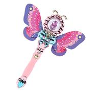 OVAQUIXI Bacchetta Magica da Principessa Luminosa e Fantasiosa con Luci Lampeggianti e Suoni per Bambini Dai 3 Anni in su (Stile 2)