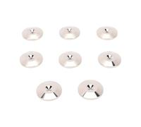 OVAQUIXI Base per Supporto Isolante da 8 Pezzi in Rame per Altoparlanti 25x5mm (Tampone d'argento)
