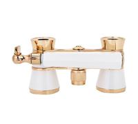 OVAQUIXI Binocolo da Opera 3X25 da Donna, Plastica con Vetro BK7, Immagini Nitide per il Teatro, Campo Visivo di 105 M, Leggero e Portatile (WHITE)