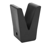 OVAQUIXI Blocco a V in Gomma, Fermo di Prua per Rimorchio per Barche Premium da 2 Pollici, Resistente Salva Poppa con Foro di Montaggio da 8 Mm per Yacht e Rimorchi