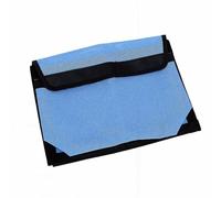OVAQUIXI Borsa a Rete Autoadesiva per Barca con Coperchio a Strappo, Organizer Resistente per Accessori Nautici, Attrezzi da Pesca, Vano Portaoggetti, Console, Rimorchio (Blue)