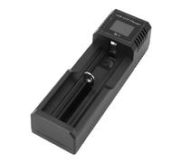 OVAQUIXI Caricabatterie con Display LCD, Alimentatore USB Tipo C per Batteria Agli Ioni di Litio 18350 22650 26650 3,7 V AA AAA C SC F6 per Laptop