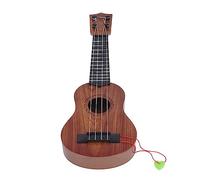 OVAQUIXI Chitarra Ukulele, 4 Corde, Giocattolo Educativo, Realistico, Stimola Lo Sviluppo dei Bambini, Impara Note e Ritmi di Base, ABS (Stile 2)