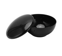 OVAQUIXI Ciotola per Filati con Coperchio in Plastica Resistente Superficie Lucida Portafilati 19 X 19 X 10 Cm Accessorio per Lavorare a Maglia per Uncinetto