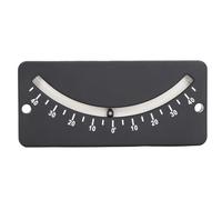 OVAQUIXI Clinometro con Tubo in ABS (intervallo di Misurazione -40° a 40°) Sfera Smorzante, Lettura Chiara e Accurata, con Foro di Fissaggio Leggero e Compatto, per Prove di Microangoli