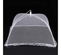 OVAQUIXI Copertura a Rete per Alimenti - Ombrello/Tenda Paramosche Pieghevole - Cupola a Rete Richiudibile e Riutilizzabile - Ideale per Picnic, BBQ, Feste in Piscina e Decorazione della