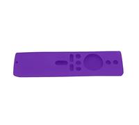 OVAQUIXI Cover per Telecomando in Silicone, Custodia Protettiva Antiscivolo per Mi Box S e Mi TV Stick, Ritagli Precisi, Design con Cordino, Silicone Lavabile per Uso Domestico (Set viola)