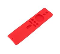 OVAQUIXI Cover per Telecomando in Silicone, Custodia Protettiva Antiscivolo per Mi Box S e Mi TV Stick, Ritagli Precisi, Design con Cordino, Silicone Lavabile per Uso Domestico (rosso)