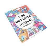 OVAQUIXI Declutter Planner 2026, Organizer Settimanale Mensile con Suggerimenti Guidati per il Diario e Liste di Controllo per il Decluttering Domestico