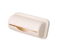 OVAQUIXI Dispenser per Sacchetti della Spazzatura, Supporto per Sacchetti della Spazzatura in Plastica con Funzione di Montaggio a Parete, Organizer Salvaspazio per e Bagno, 5,9x2,6 Pollici