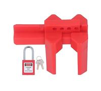 OVAQUIXI Dispositivo di Bloccaggio con Valvola a Sfera Set di Serrature di Sicurezza a Larghezza Regolabile per Manutenzione Chimica Elettrica Industriale Acciaio Inossidabile 1 unità