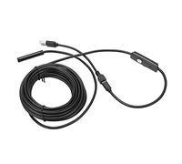 OVAQUIXI Endoscopio per Ispezione ABS per Telefono Cellulare Endoscopio per Ispezione ABS 8mm 6 LED 640x480 IP67 per Manutenzione Elettrica Scarico Idraulico Motore Automobilistico per (1 m)