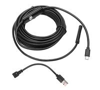 OVAQUIXI Endoscopio per Ispezione ABS per Telefono Cellulare Endoscopio per Ispezione ABS 8mm 6 LED 640x480 IP67 per Manutenzione Elettrica Scarico Idraulico Motore Automobilistico per (1,5 m)