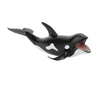 OVAQUIXI Figurina di Balena in Miniatura, Giocattolo Educativo in PVC, Modello di Orca Altamente Dettagliato per Bambini, Perfetto per Collezionisti e Decorazioni per la Casa (Orca)
