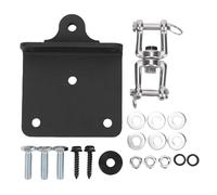 OVAQUIXI Gancio per Sacchetto da Punzonatura, Gancio di Box Box da Boxe a 360 Gradi 1000POunds/450 kg di capacità I Trave Acciaio in Acciaio Carbone