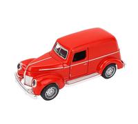 OVAQUIXI Giocattolo Classico di Simulazione del Modello di Auto in Lega, Modello di Auto Antica Pressofusa Altamente Dettagliato per Bambini, Plastica e Lega per la Raccolta (Rosso)