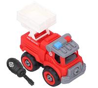 OVAQUIXI Giocattolo di Assemblaggio Modello di Carrello Elevatore con Plastica, Giocattolo Educativo per Auto da Costruzione per Migliorare le capacità di Conteggio ((Carrello elevatore))