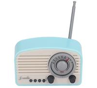 OVAQUIXI Giocattolo Modello Radio Realistico per Casa delle Bambole, Mobili Vintage Carini, Ideale per, Materiale Plastico (cielo blu)