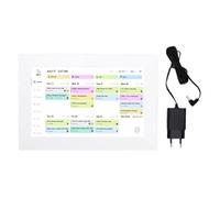 OVAQUIXI Grafico dei Compiti con Calendario Digitale da 10,1 Pollici con | Display IPS 1280x800, Controllo Remoto delle App, di attività di Ricompensa, Previsioni Meteo, Spazio di Archiviazione da