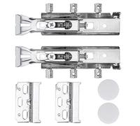 OVAQUIXI Guida per Armadietto, Struttura in Acciaio, capacità di Carico Eccezionale, Kit Guide per Cassetti Regolabile, Ideale per Pensili