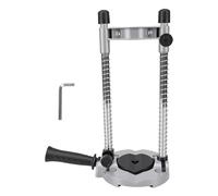 OVAQUIXI Guida Portatile per Trapano, Supporto Regolabile per Trapano con Regolazione Angolo a 90 Gradi, Gamma di Serraggio 40-50mm/1.57-1.97in per Fori Angolati e Diritti