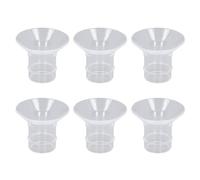 OVAQUIXI Inserto Flangia in Silicone 6 Pezzi Spettri Portatili Scudi Pompa Indossabile per le Mani per un Efficiente Pompaggio del Latte Materiale in Silicone Liquido per un Comfort Ottimale (21MM)