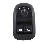 OVAQUIXI Interruttore Alzacristallo Elettrico, Plastica Nera, Installazione Facile, Compatibile con 206, Numero OE 6554.WA