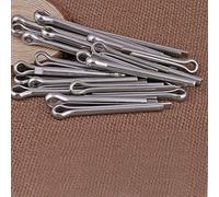 OVAQUIXI Kit Assortimento di Coppiglie da 555 Pezzi con Design Liscio Diviso per Materiale in Ferro per il Fissaggio di Macchinari Industriali
