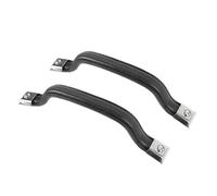 OVAQUIXI Kit Cinghia per Maniglia Portiera Interna, Gomma Elastica e Acciaio Inossidabile, Ricambio per YJ 1987-1995, Installazione Semplice e Look Moderno per il Tuo Veicolo (BLACK)