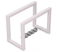 OVAQUIXI La Sfera del Pendolo Dell'equilibrio Dimostra Le Leggi della Conservazione, Bellissima Decorazione da Tavolo in Ferro Acrilico (White)